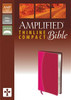 Amplified Thinline Bible, Compact, Imitation Leather, Pink/Red - ISBN: 9780310432326