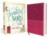 NIV, Beautiful Word Bible, Large Print, Imitation Leather, Pink - ISBN: 9780310446071