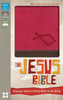 NIV, The Jesus Bible, Imitation Leather, Pink/Brown, Red Letter - ISBN: 9780310742951
