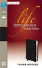 NIV, Life Application Study Bible, Personal Size, Bonded Leather, Black, Indexed - ISBN: 9780310431534