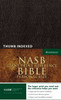 NASB, Reference Bible, Giant Print, Personal Size, Imitation Leather, Black, Indexed - ISBN: 9780310921455