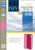 NIV, The Message, Side-by-Side Bible, Compact, Imitation Leather, Pink - ISBN: 9780310411277