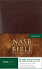 NASB, Reference Bible, Giant Print, Personal Size, Imitation Leather, Burgundy, Red Letter Edition - ISBN: 9780310916604