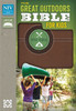 NIV, The Great Outdoors Bible for Kids, Imitation Leather, Brown, Red Letter - ISBN: 9780310737926