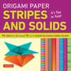 Origami Paper - Stripes and Solids 6" - 96 Sheets: (Tuttle Origami Paper) - ISBN: 9780804846318