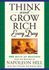 Think and Grow Rich Every Day: 365 Days of Success from the Writings of Napoleon Hill - ISBN: 9781585428113