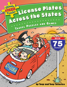 Ultimate Sticker Puzzles: License Plates Across the States: Travel Puzzles and Games - ISBN: 9780843177374