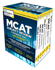 Princeton Review MCAT Subject Review Complete Box Set, 2nd Edition: 7 Complete Books + Access to 3 Full-Length Practice Tests - ISBN: 9780451487155