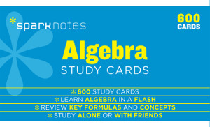 Algebra SparkNotes Study Cards:  - ISBN: 9781411469891