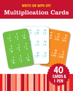 Write-On Wipe-Off Multiplication Cards:  - ISBN: 9781411471139