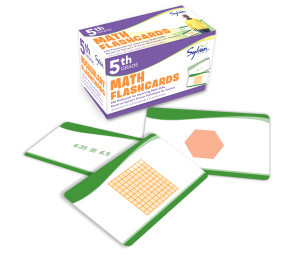 5th Grade Math Flashcards: 240 Flashcards for Improving Math Skills Based on Sylvan's Proven Techniques for Success - ISBN: 9780307945518