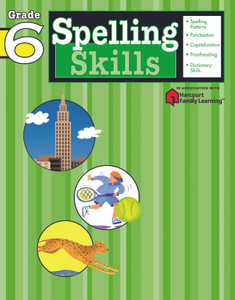 Spelling Skills: Grade 6 (Flash Kids Harcourt Family Learning):  - ISBN: 9781411403871