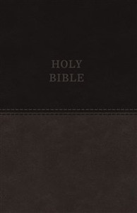 KJV, Value Thinline Bible, Large Print, Imitation Leather, Gray, Red Letter Edition - ISBN: 9780718098001