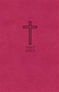 KJV, Value Thinline Bible, Compact, Imitation Leather, Pink, Red Letter Edition - ISBN: 9780718098094