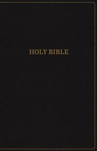 KJV, Thinline Bible, Compact, Imitation Leather, Black, Red Letter Edition - ISBN: 9780718098124