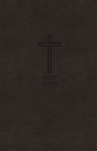 KJV, Value Thinline Bible, Standard Print, Imitation Leather, Black, Red Letter Edition - ISBN: 9780718098209