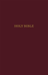 KJV, Gift and Award Bible, Imitation Leather, Burgundy, Red Letter Edition - ISBN: 9780718097875