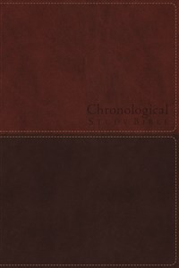 NKJV, The Chronological Study Bible, Imitation Leather, Brown - ISBN: 9780718040536