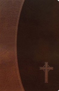 NKJV, Gift Bible, Imitation Leather, Brown, Red Letter Edition - ISBN: 9780718077662