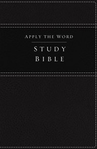 NKJV, Apply the Word Study Bible, Imitation Leather, Black, Red Letter Edition - ISBN: 9780718042547