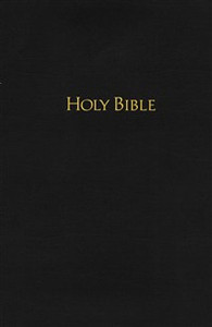 NKJV, Pew Bible, Hardcover, Black, Red Letter Edition - ISBN: 9780718080136