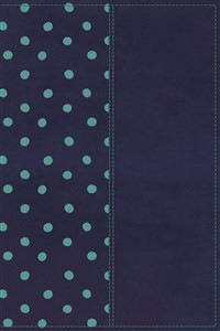 NKJV, Gift Bible, Imitation Leather, Navy/Turquoise, Red Letter Edition - ISBN: 9780718040543