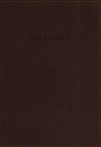 NKJV, Foundation Study Bible, Imitation Leather, Brown, Indexed, Red Letter Edition - ISBN: 9780718035730