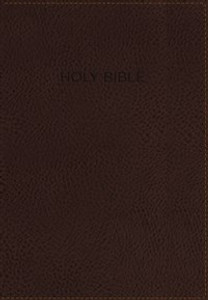 KJV, Foundation Study Bible, Imitation Leather, Brown, Red Letter Edition - ISBN: 9780718037406