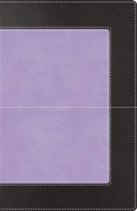 NKJV, Reference Bible, Super Giant Print, Imitation Leather, Purple/Black, Indexed, Red Letter Edition - ISBN: 9780718011024
