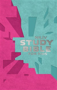 NKJV Study Bible for Kids Pink/Teal Cover - ISBN: 9780718032470
