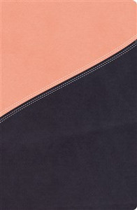 NKJV, The MacArthur Study Bible, Imitation Leather, Pink/Navy, Indexed - ISBN: 9780718002930