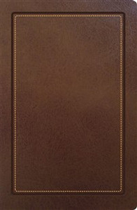 NKJV, Ultraslim Reference Bible, Imitation Leather, Brown, Red Letter Edition - ISBN: 9780718023867