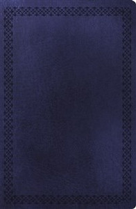 NKJV, Ultraslim Reference Bible, Large Print, Imitation Leather, Navy, Indexed, Red Letter Edition - ISBN: 9780718013912