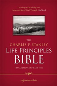 NASB, The Charles F. Stanley Life Principles Bible, Hardcover - ISBN: 9781418550325