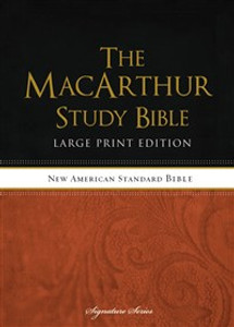 NASB, MacArthur Study Bible, Large Print,  Hardcover - ISBN: 9781418542269