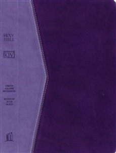 KJV, UltraSlim Bible, Imitation Leather, Purple, Indexed - ISBN: 9780718024673