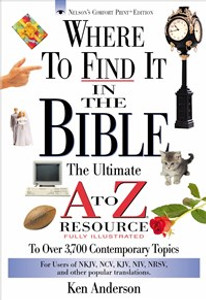 Where to Find It in the Bible - ISBN: 9780785211570