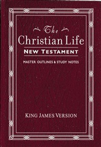 KJV, The Christian Life New Testament, Imitation Leather, Burgundy - ISBN: 9780840701350