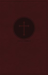 NKJV, Deluxe Gift Bible, Imitation Leather, Burgundy, Red Letter Edition - ISBN: 9780718075217