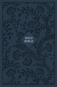 KJV, Reference Bible, Giant Print, Cloth over Board, Blue, Red Letter Edition - ISBN: 9780785215455