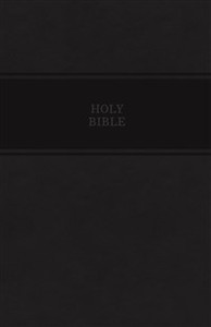 KJV, Reference Bible, Personal Size Giant Print, Imitation Leather, Black, Indexed, Red Letter Edition - ISBN: 9780785215561