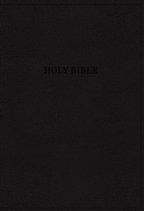 KJV, Know The Word Study Bible, Genuine Leather, Black, Indexed, Red Letter Edition - ISBN: 9780718091699