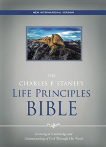 NIV, The Charles F. Stanley Life Principles Bible, Hardcover, Red Letter Edition - ISBN: 9780718097042