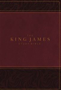 The King James Study Bible, Imitation Leather, Burgundy, Full-Color Edition - ISBN: 9780718079789