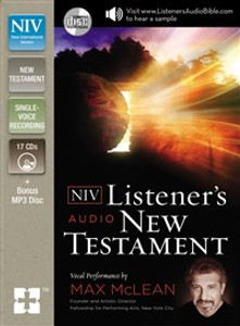 NIV, Listener's Audio Bible, New Testament, Audio CD - ISBN: 9780310444367