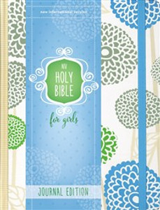 NIV Holy Bible for Girls, Journal Edition, Hardcover, Mint, Elastic Closure - ISBN: 9780310759805