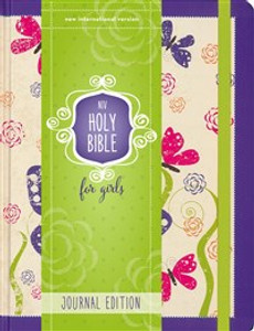 NIV Holy Bible for Girls, Journal Edition, Hardcover, Purple, Elastic Closure - ISBN: 9780310759652