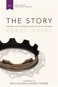 KJV, The Story, Large Print, Hardcover - ISBN: 9780310433897