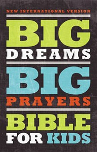 NIV, Big Dreams, Big Prayers Bible for Kids, Hardcover - ISBN: 9780310744238