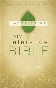 NIV, Reference Bible, Large Print, Hardcover - ISBN: 9780310431732